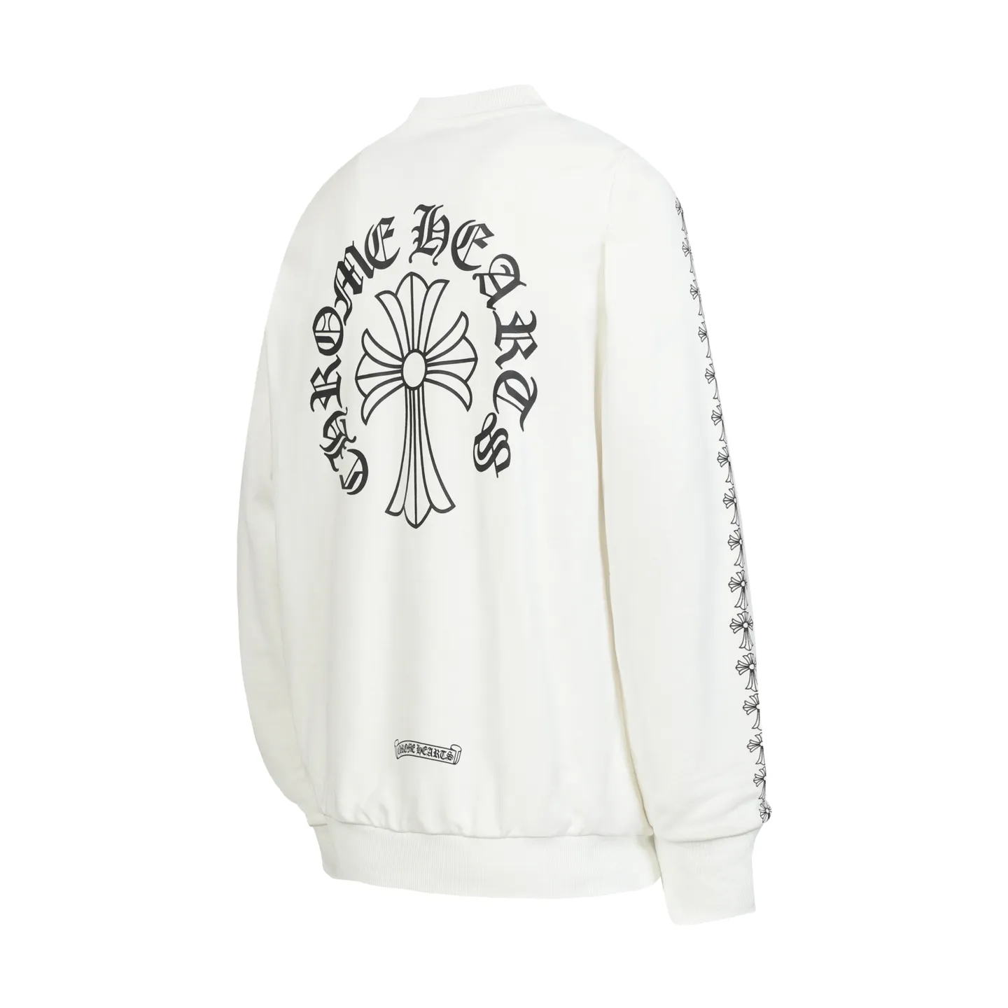 P210 Round neck sweatshirt. Remember to note sweatshirt when ordering #Y2902 Cross-border running quantity model. Please do not place an order if you pursue perfection. -Chrome Hearts/Chrome Hearts 23ss Sanskrit printed popular round neck sweatshirt -High weight, high density and high quality. The wool is soft, delicate and skin-friendly. Soft and silky to the touch. Excellent warmth and skin-friendliness. -Colour: black white -Size: S M L XL